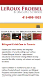 Mobile Screenshot of lerouxfroebel.com